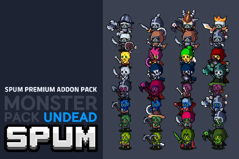 2D Monster Undead - SPUM Premium Addon Pack Asset Thumbnail