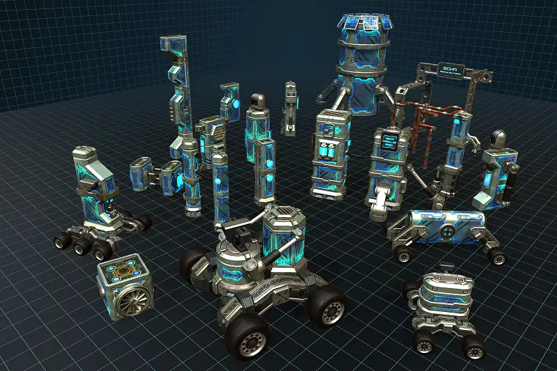 SCI-FI Modular Kitbash Asset Thumbnail