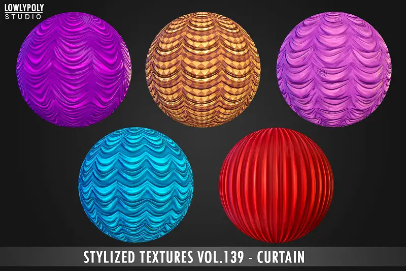 Curtain Vol.139 - Stylized Textures Asset Thumbnail
