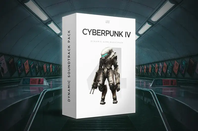 Cyberpunk Dynamic IV - Game Music Pack - Aggressive, Electronic, Midtempo Hybrid Asset Thumbnail