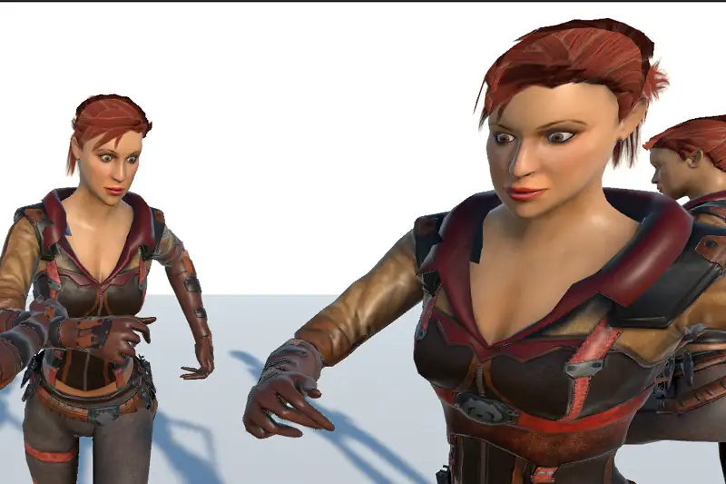 Female Character Steampunk Asset Thumbnail