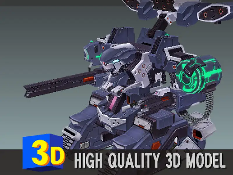 3D Robo Asset Thumbnail