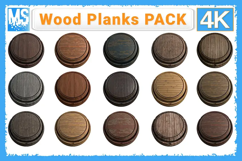 4K Wood Plank BUNDLE Asset Thumbnail