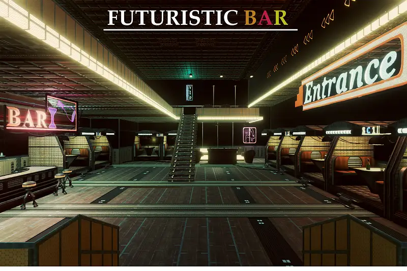 Artsate - Futuristic Bar Environment Asset Thumbnail