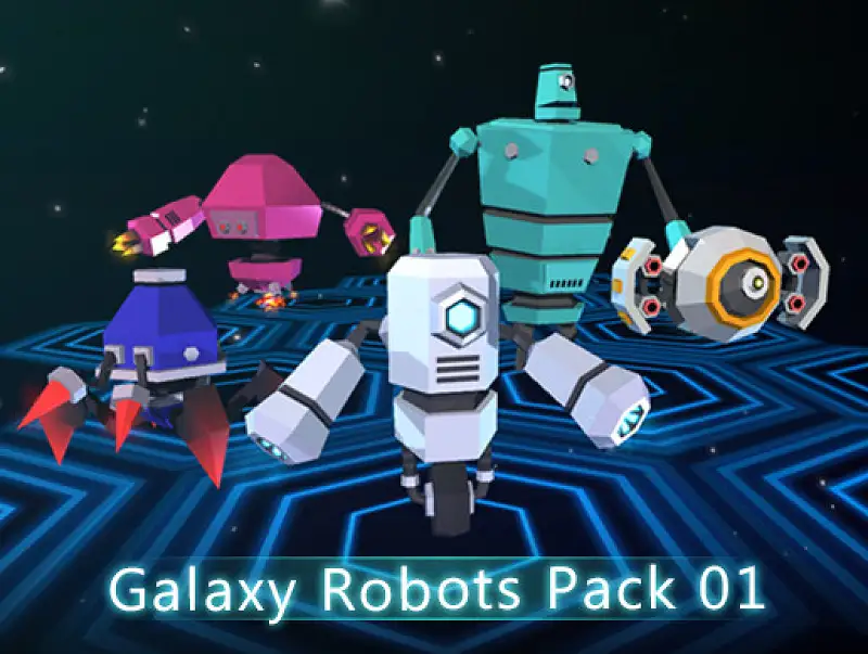 Galaxy series Robots Pack 01 Asset Thumbnail