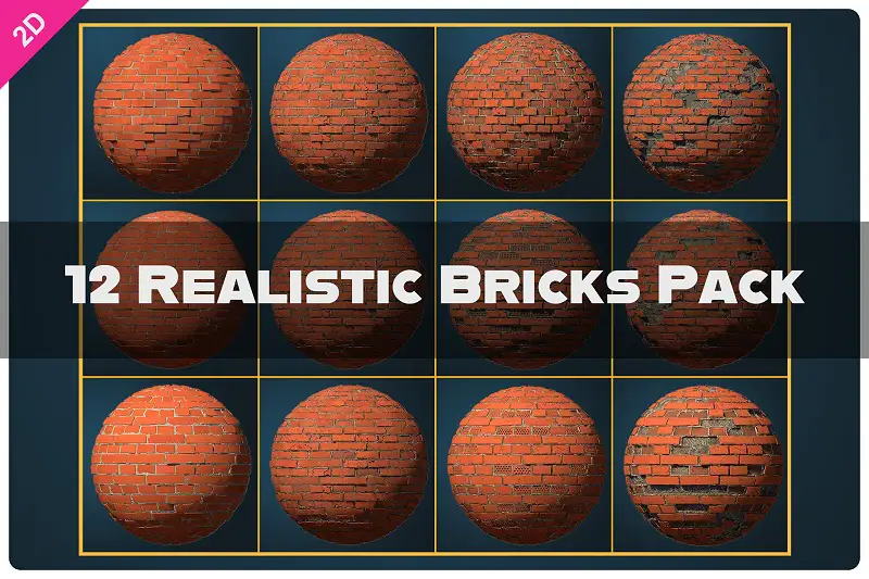 PBR Bricks Bundle - URP Displacement Asset Thumbnail