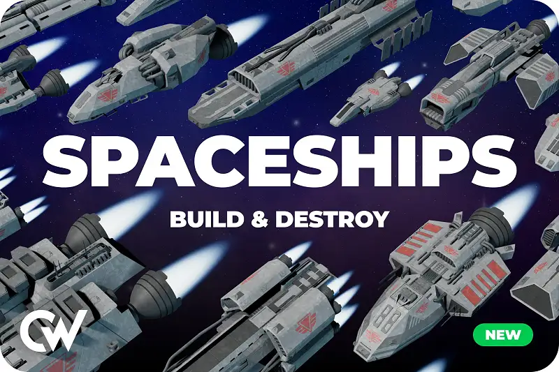 CW Spaceships - Build & Destroy Asset Thumbnail