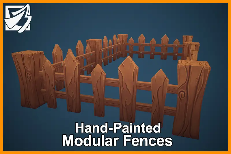 Hand-Painted Modular Fences Pack Asset Thumbnail