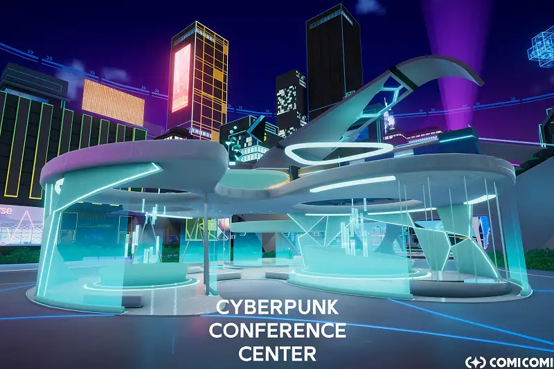 Cyberpunk Conference Center Asset Thumbnail