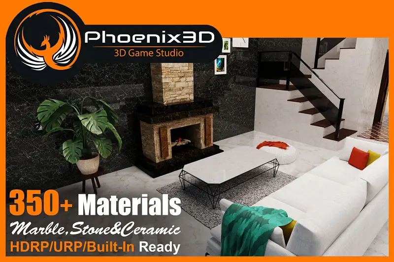 Indoor Design 1: High-Quality Marble & Ceramic Textures Asset Thumbnail