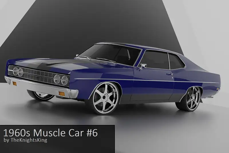 1960s Muscle Car #6 Asset Thumbnail