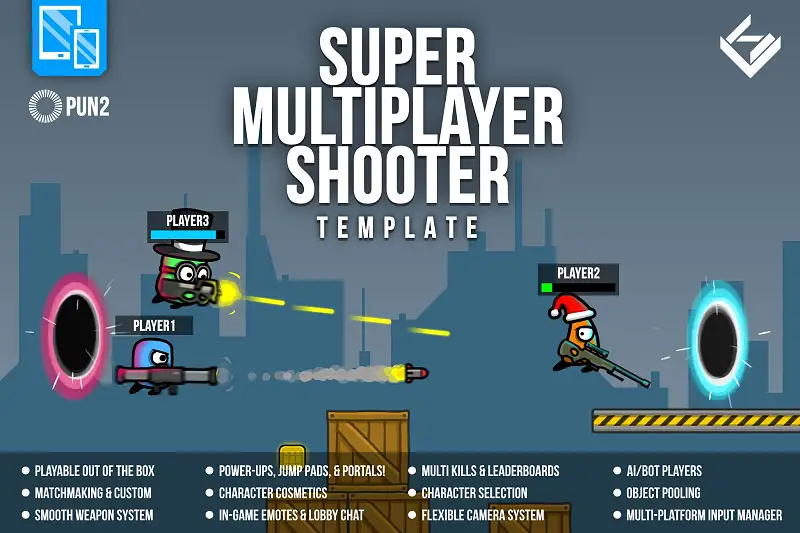 Super Multiplayer Shooter Template Asset Thumbnail