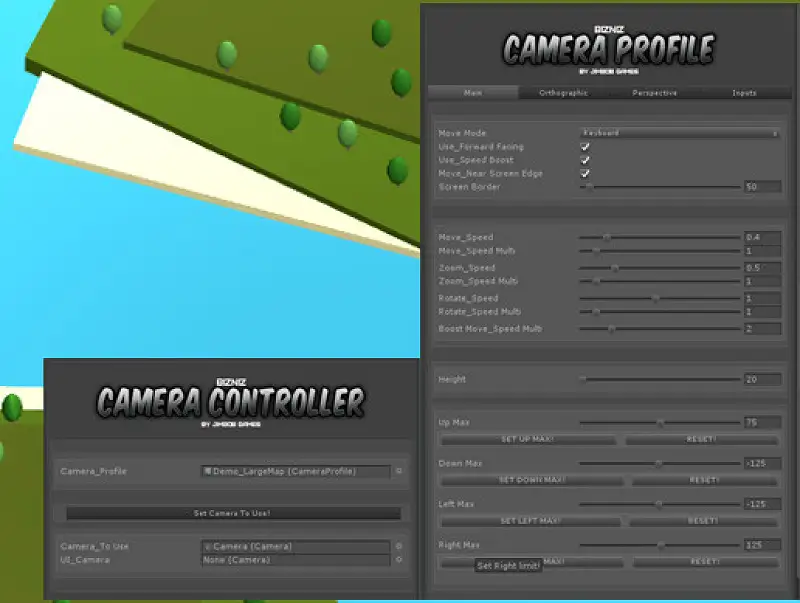 Isometric Camera Controller Asset Thumbnail