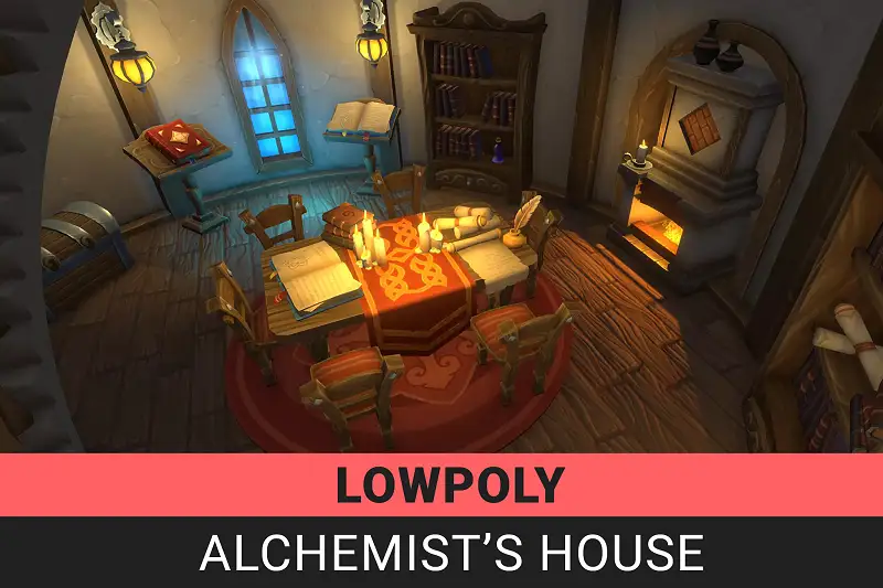 Lowpoly Alchemist's House Asset Thumbnail