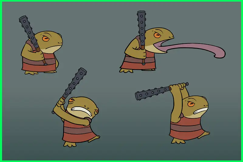 Toad - Animated Hand drawn character Asset Thumbnail