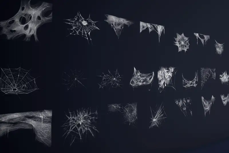 Animated Spiderweb Collection Asset Thumbnail