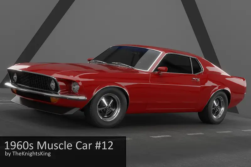 1960s Muscle Car #12 Variant Asset Thumbnail
