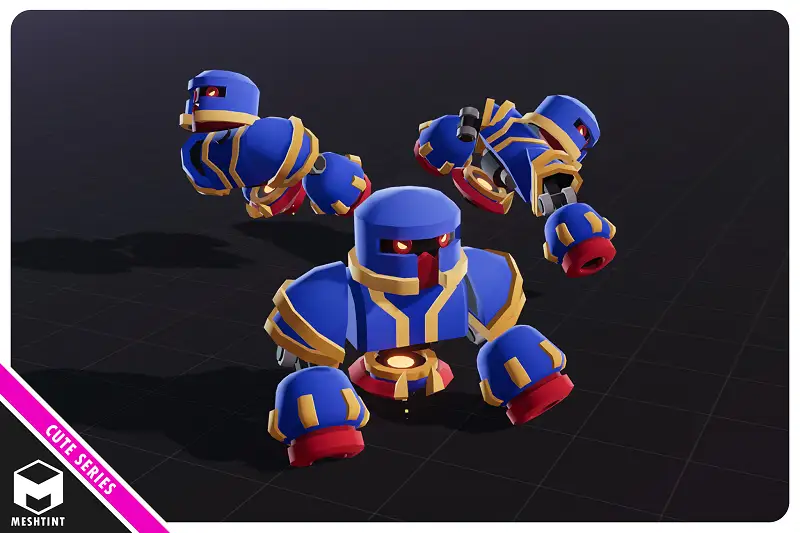 Soldier Robot Cute Series Asset Thumbnail