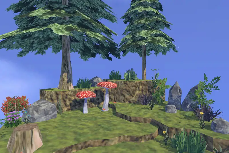 Low Poly Fungi Forest Assets Asset Image