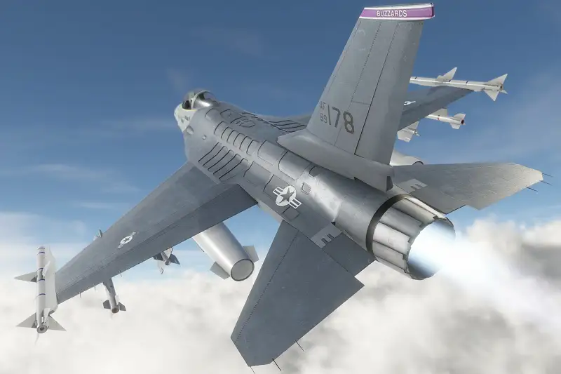 F-16 Fighting Falcon : F16 Jet Fighter Asset Thumbnail