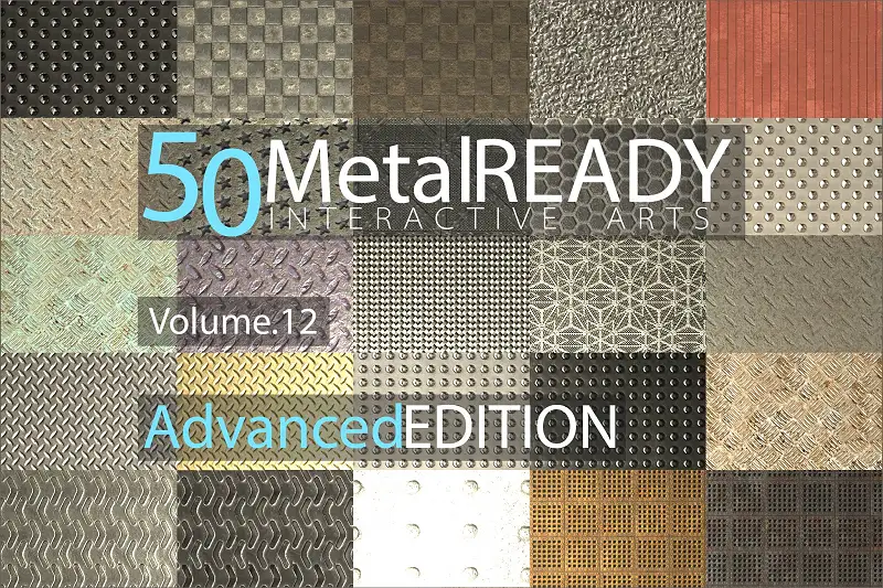 50 Metal Materials Ready, Volume. 12 Asset Thumbnail
