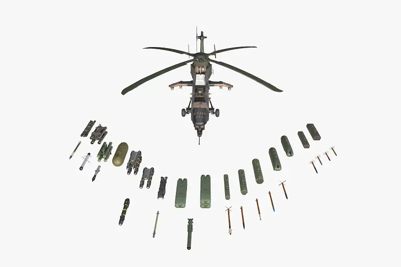 EC-665 Tiger ARH Australian Army Basic Animation Asset Thumbnail