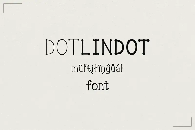 DotLinDot Font Asset Thumbnail