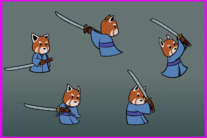Red Panda - Animated Hand drawn character Asset Thumbnail