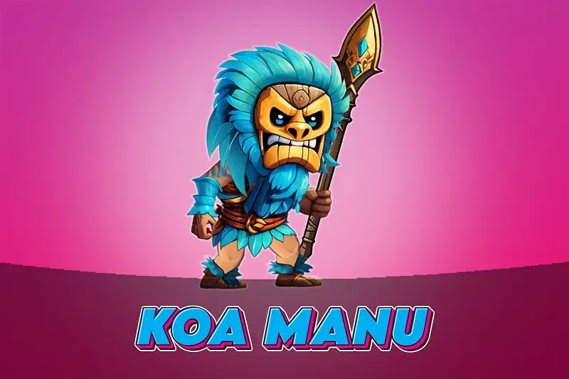 Koa Manu 2D Animated Character Asset Thumbnail
