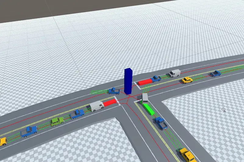 Checkpoint Based Car AI Asset Thumbnail