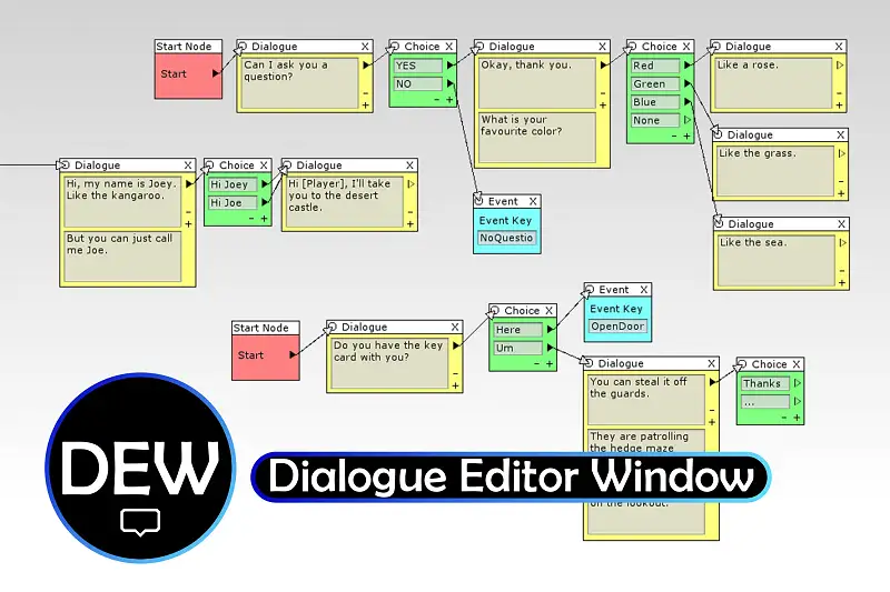 DEW: Dialogue Editor Window Asset Thumbnail