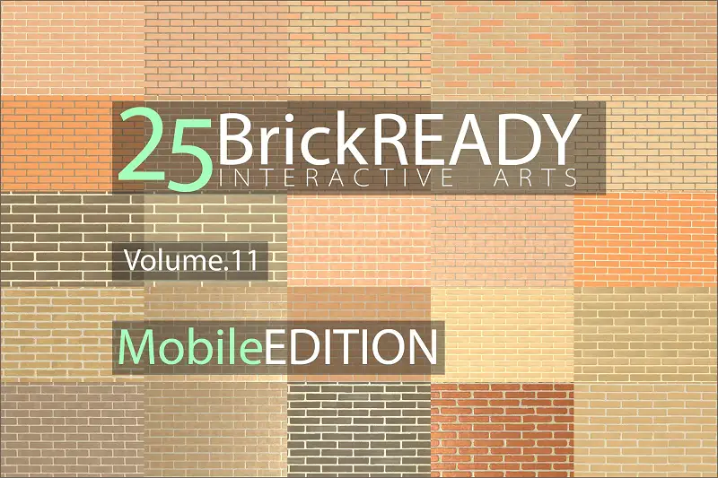 25 Brick Materials Ready, Volume. 11 Asset Thumbnail