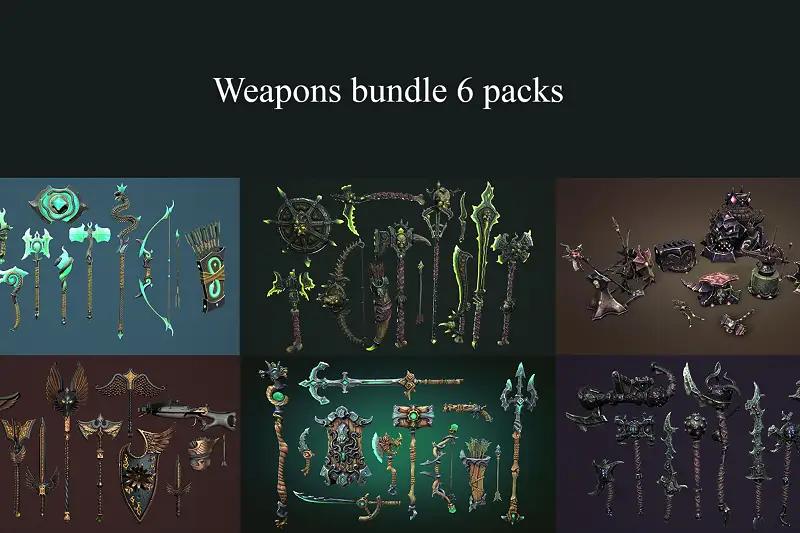 Fantasy Bundle Weapons Asset Thumbnail