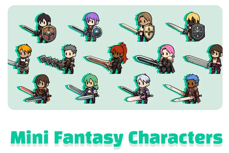 Mini Fantasy Characters Asset Thumbnail