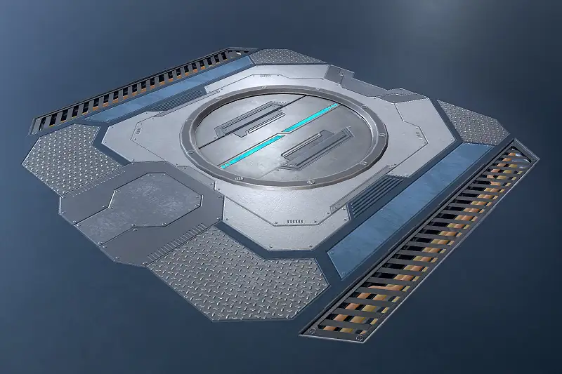 Sci-Fi Central Lift Package Asset Thumbnail