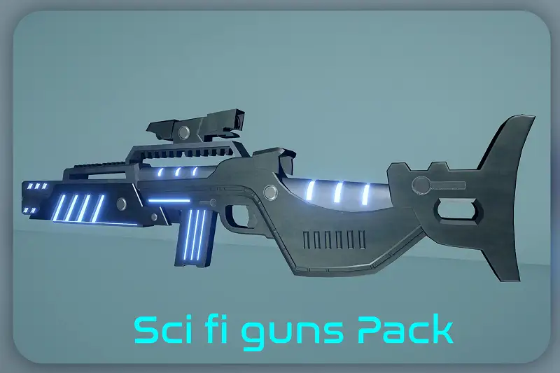 Scifi Guns Package Asset Thumbnail