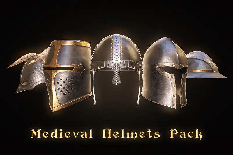 Medieval Helmets Pack Asset Thumbnail