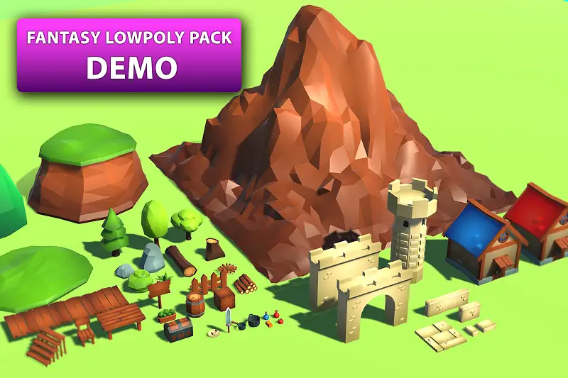 Fantasy Lowpoly Pack (Demo) Asset Thumbnail