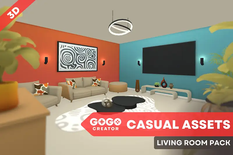 Casual Living Room Pack Asset Thumbnail