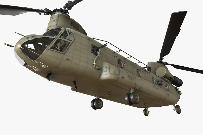 CH-47F Chinook Australian Army Basic Animation Package Asset Thumbnail