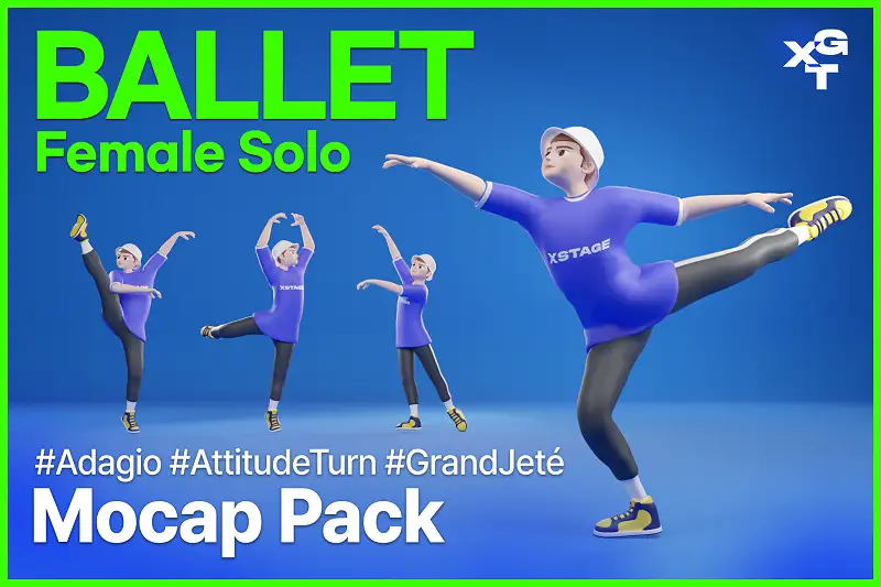 Ballet Female Solo Mocap Pack Asset Thumbnail