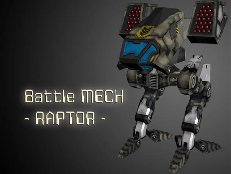 Raptor - Battle Mech Asset Thumbnail