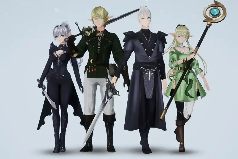 Anime Elf Pack Asset Thumbnail