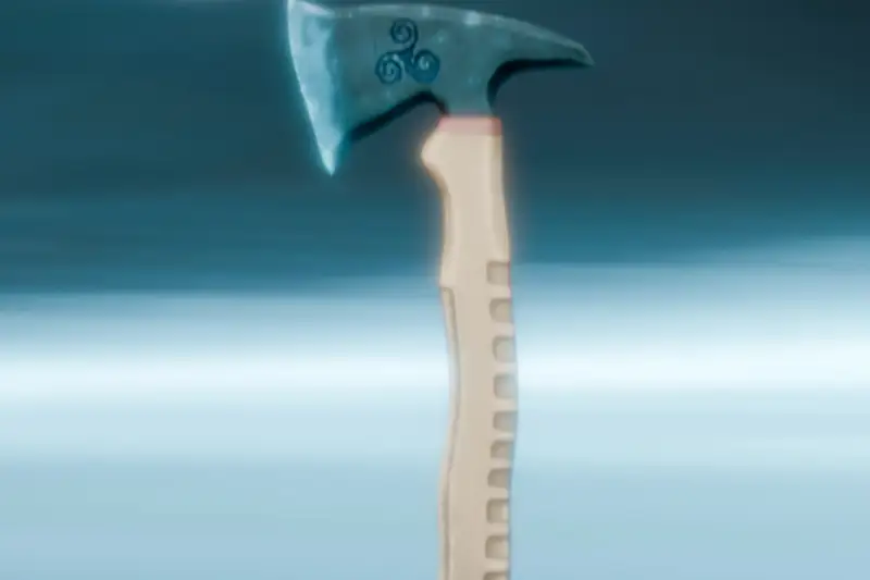Low Poly Stylized AXE Asset Thumbnail