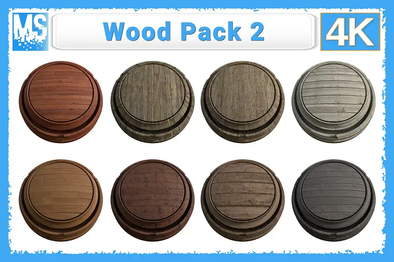 4K Wood PACK 2 Asset Thumbnail