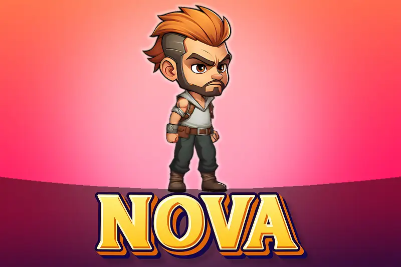 The Nova 2D Animated Character (Spriter) Asset Thumbnail