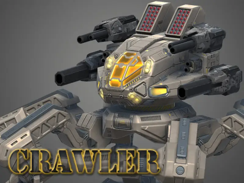 Crawler - Battle Mech Asset Thumbnail