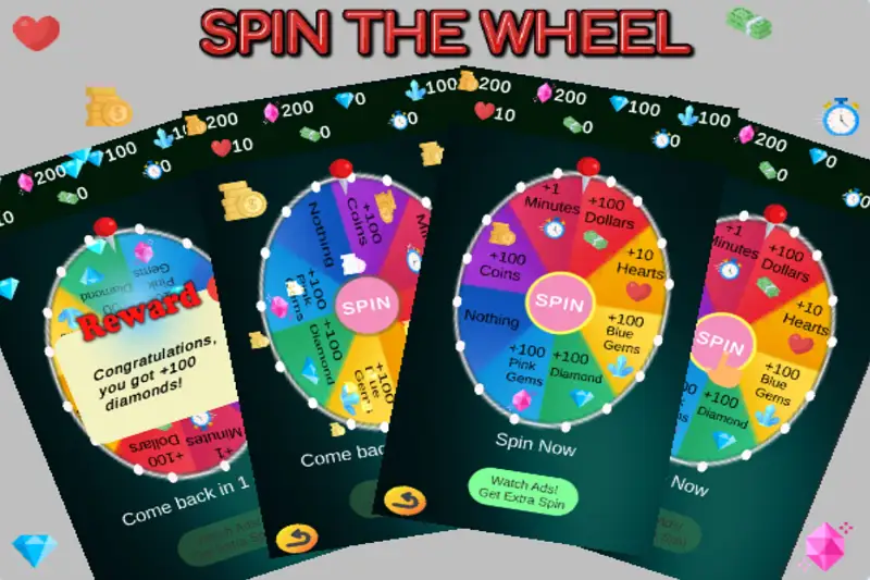 Mixed Fortune Wheel for Unity Games Asset Thumbnail