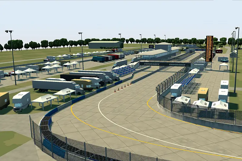 Cartoon Style Sebring Race Track Asset Thumbnail