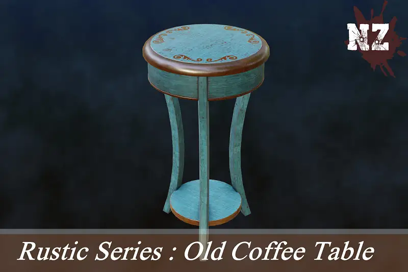 Rustic Series: Old Coffee Table (URP Support) Asset Thumbnail